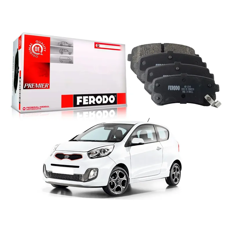 Pastilha Freio Traseiro Cerâmica Picanto 1.0 2012 A 2019