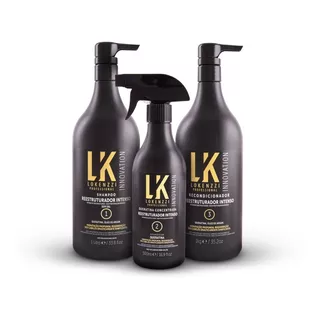 Kit Profissional Lokenzzi Shampoo Recondicionador Queratina