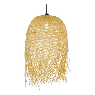 Lampara Colgante Cloe Bambu Vintage Apto Led Deco Lk