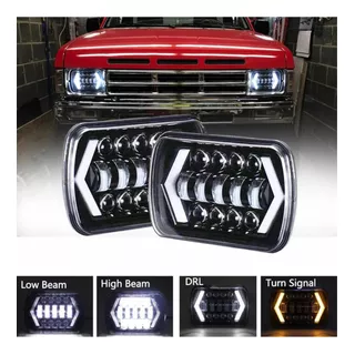 Faros Led 7x6 Alta Y Baja Halo Wrangler Cherokee Cheyene C10