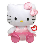Boneca De Pelúcia Hello Kitty Bailarina 15 Cms Ty Dtc