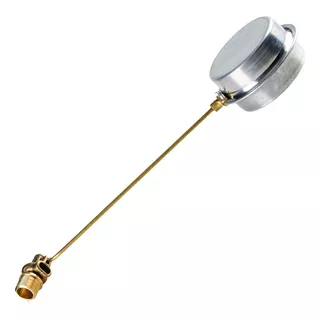 Torneira Boia Para Água Quente Metal 2 Polegada Balão Inox Cor Dourado