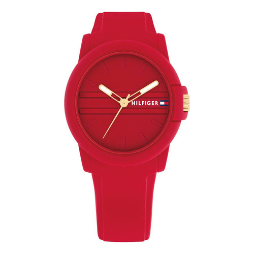 Reloj Para Mujer Tommy Hilfiger Simone 1782689 Rojo