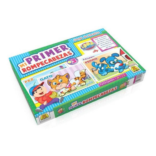 Mi Primer Rompecabezas Set 4 Puzzles Didacticos Implás