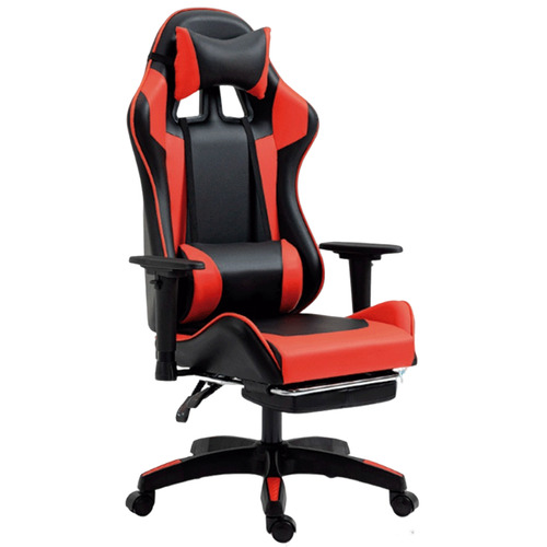  Genérica Silla gamer  negra y roja