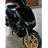 Negra Con Rines Dorados Original