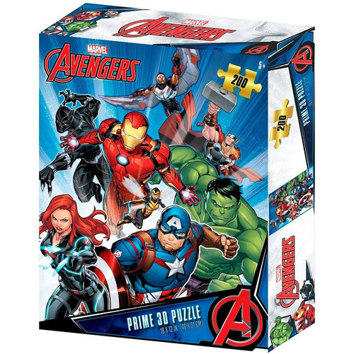 Puzzle Rompecabezas 3d Marvel Avengers 200 Piezas