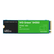 Disco Sólido Ssd Interno Western Digital Wd Green Sn350 Wds480g2g0c 480gb