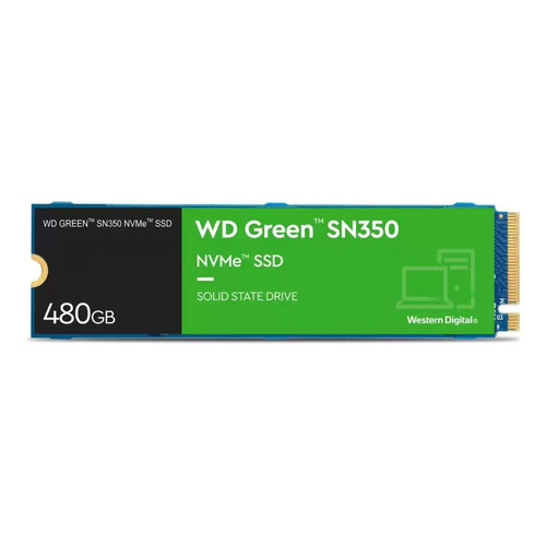 Disco sólido SSD interno Western Digital WD Green SN350 WDS480G2G0C 480GB