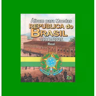 Álbum Vacio De Brasil P/ Monedas, Años 1994/2025 Estado Unc