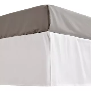 Cubresommier 2 Plazas 150x190 Cubre Somier Blanco Decohoy