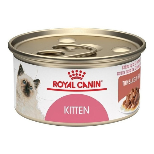 Alimento Royal Canin Feline Health Nutrition Kitten para gato de temprana edad sabor mix en lata de 3oz