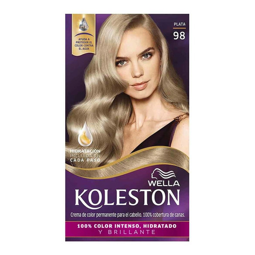 Tinte De Cabello Koleston 98 Plata