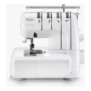 Máquina De Costura Overlock/ultralock Elgin 2000 Cor Branco 110v