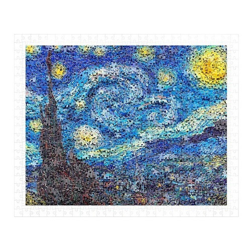 Rompecabezas Pintoo Van Gogh Noche Estrellada De 500 Piezas