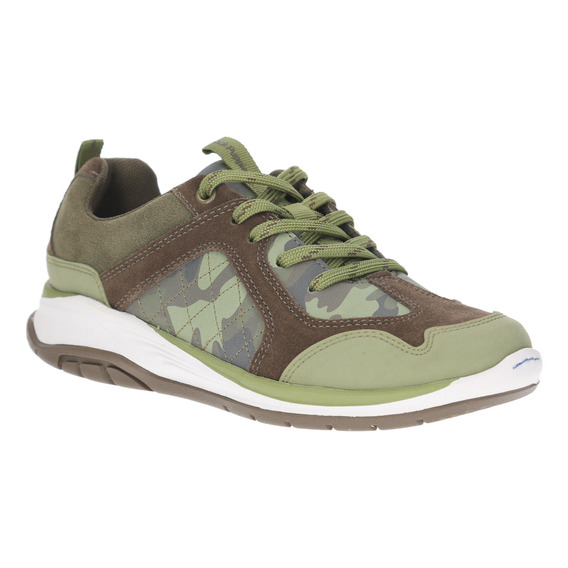 Zapatilla Cuero Hush Puppies Bosco [30-35] Verde Niño