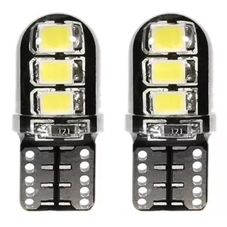 4x Lâmpadas Pingo T10 W5w 6 Led Smd 2835 Epistar 4300k Gel