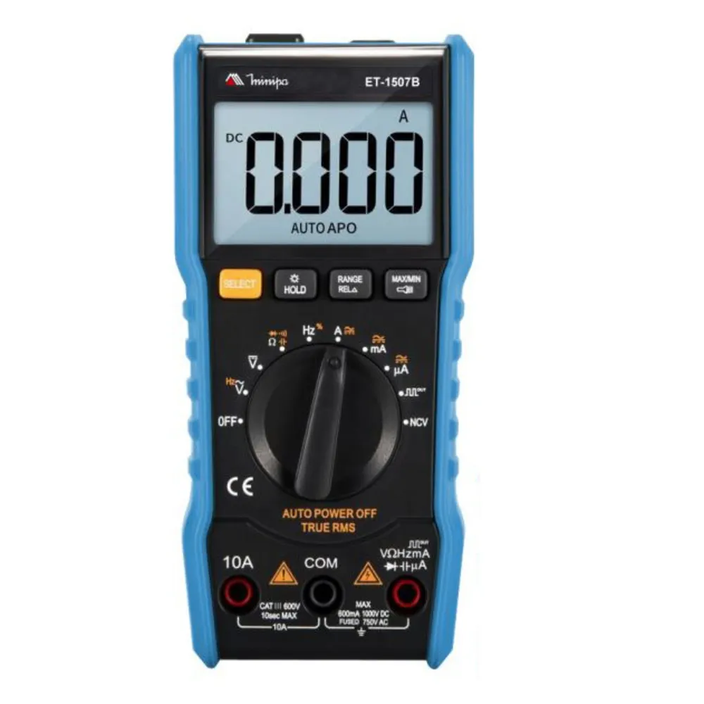 Multímetro Digital Profissional True Rms Et-1507b Minipa
