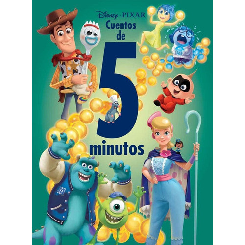 Pixar. Cuentos De 5 Minutos, De Disney. Editorial Libros Disney, Tapa Dura En Español