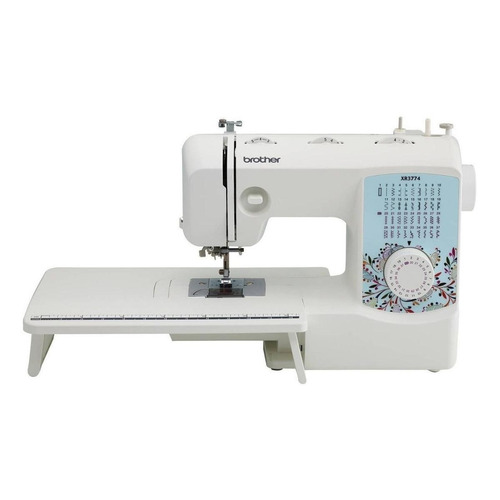 Máquina de coser recta Brother XR3774 portable blanca 110V
