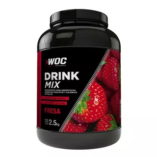 Drink Mix Woc Con Maltodextrina Naranja, Limón, Fresa 2.5kg