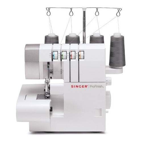 Máquina de coser overlock Singer ProFinish 14CG754 portable blanca 120V
