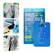 Tarjeta Sanitizante Virus Shut Out Card Anti Virus 10pz