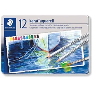 Lapices Staedtler Acuarelables Karat X12 Lata Alemanes