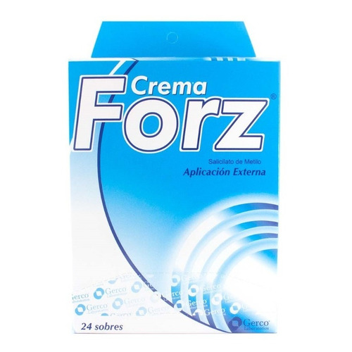  Crema Forz Caja X 24 Sobres - mL Fragancia Suave & Agradable