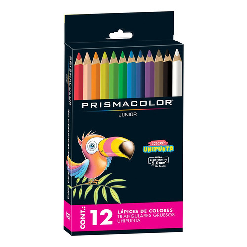 Lapices De Colores Prismacolor Junior Tradicional 12 Colores