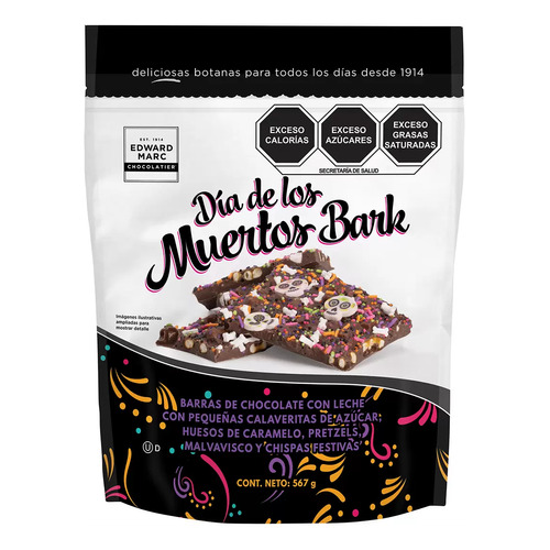 Chocolates Con Calaveritas De Azucar Chocolate Dulces 567 G