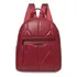 Mochila Las Oreiro 100% Cuero Pu  Resistente Liviana 18960 Rojo