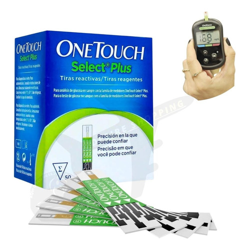 Tiras reactivas Onetouch Select Plus Strips C/50