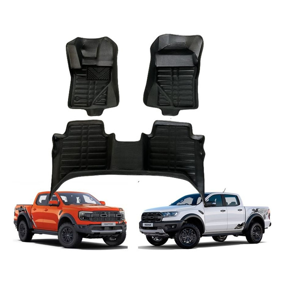 Funda De Piso 3d Ford Ranger Raptor 2019-24 Calce Perfecto