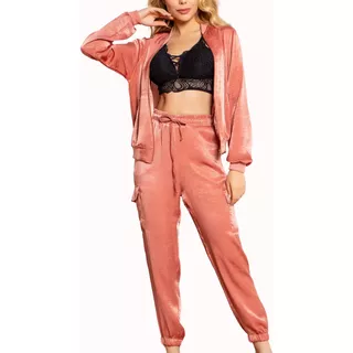 Conjunto Feminino Calça Jogger Casaco Bomber 