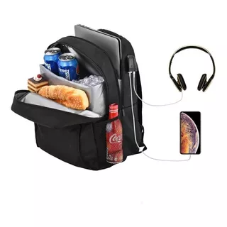 Mochila Laptop Notebook 14  Térmica Business Travel Premium 