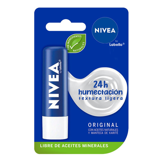 Bálsamo Labial Original Nivea Essencial Care 4,8g