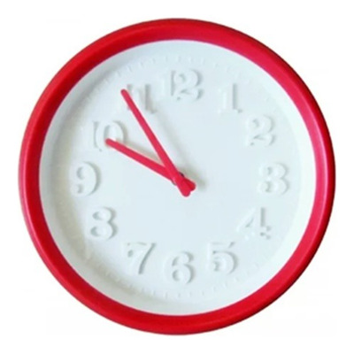 Reloj 30,8 Cm  Pared Red B15355r Bazarnet P