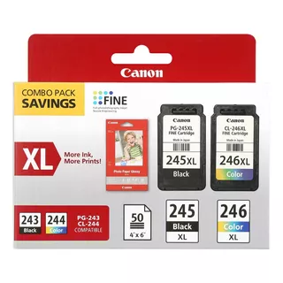 Original Canon Ink Cartucho Impresora Tinta 245xl 246xl Pack