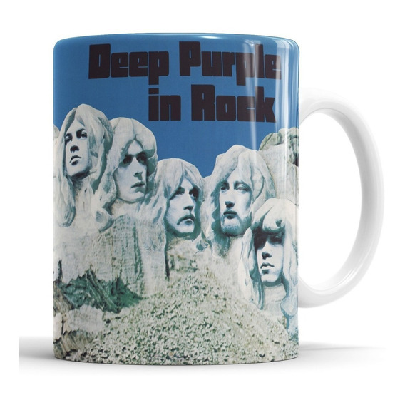 Taza Deep Purple In Rock - Cerámica Importada