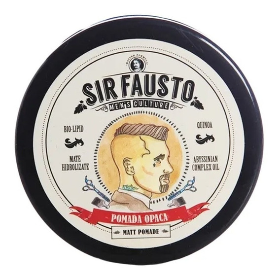 Cera Sir Fausto Men´s Culture Opaca Barbería Pomada 50gr