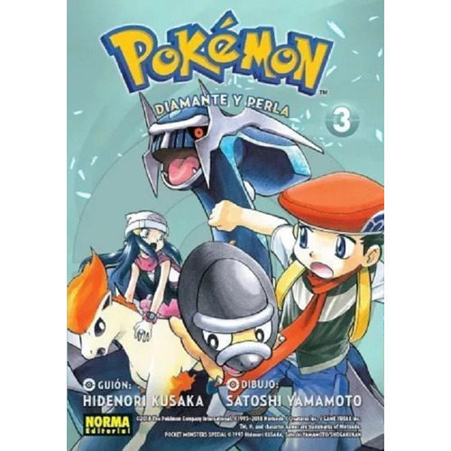 Pokémon 19 Diamante Y Perla 3, De Hidenori  Kusaka. Editorial Norma, Edición 1 En Español