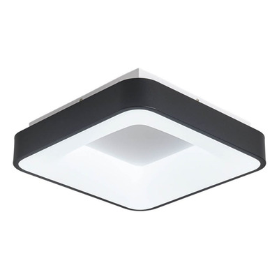 Plafón Led Kerry 1x35w 709340 Blanco Dinámico 40x40cm Negro Negro