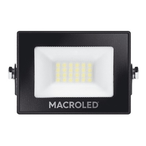 Reflector Proyector Led 10w Macroled Alta Luminosidad Ip65 Blanco Cálido