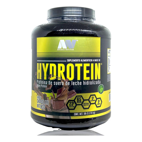 Hydrotein Whey Protein Chocolate Intenso 5 Lbs Advance Nutri