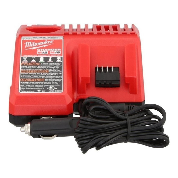 Cargador De Bateria 12/18v Milwaukee Para Conectar A 12v 