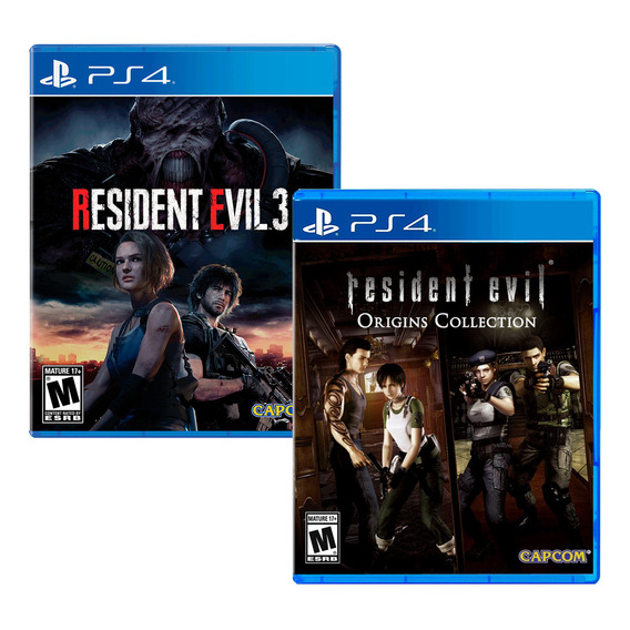 Resident Evil 3 + Resident Origins Collection Doble Version 