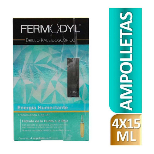 Tratamiento Capilar Fermodyl Humectación Máxima 4 Ampolletas De 15ml