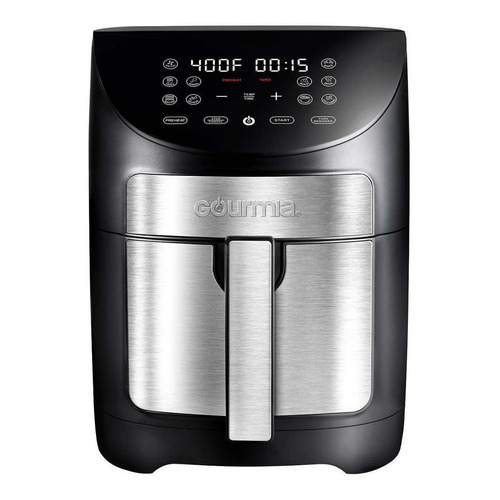 Freidora de aire Gourmia 7 QT Digital Air Fryer GAF798 de 6.7L color negro/plata 120V