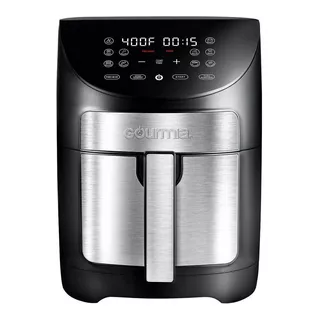 Freidora De Aire Gourmia 7 Qt Digital Air Fryer Gaf798 De 6.7l Color Negro/plata 120v